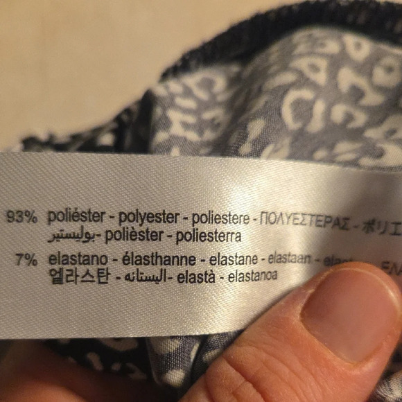 Zara Black and White Animal Print Skort Size XS - Picture 5 of 5